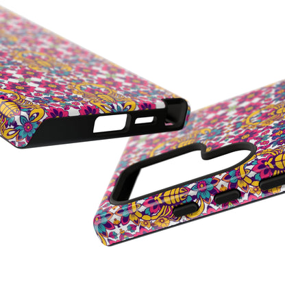 Tough Cases, Scorpio, Zodiac v2, Flower Pattern