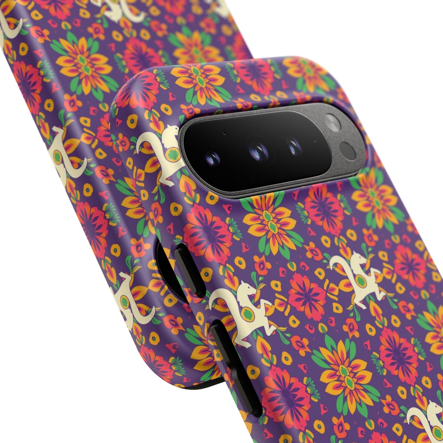 Tough Cases, Aquarius, Zodiac v1, Flower Pattern