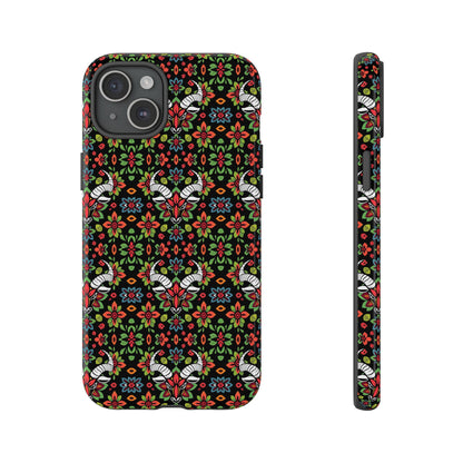 Tough Cases, Taurus, Zodiac v2, Flower Pattern