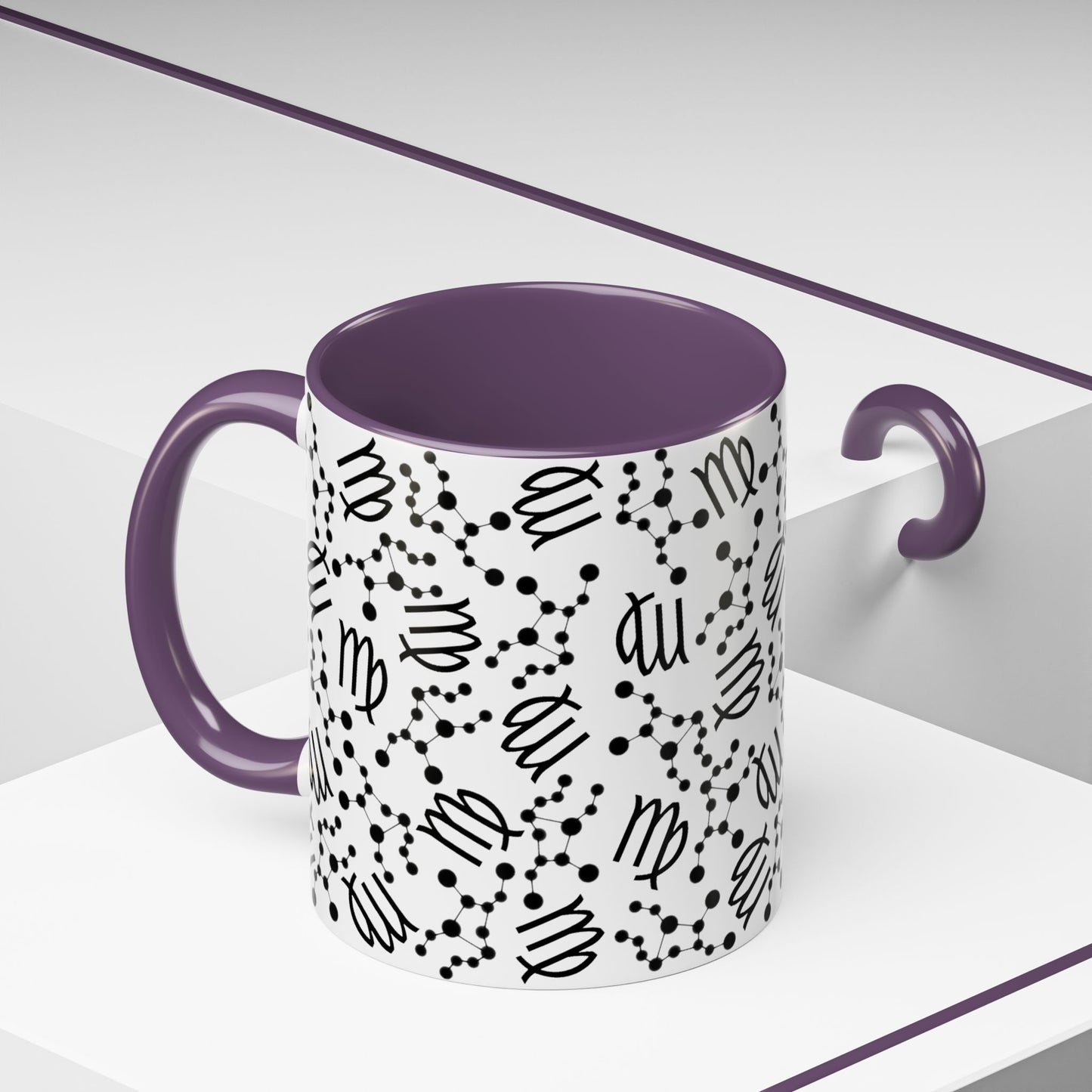 Accent Coffee Mug with the Virgo sign (11, 15oz)