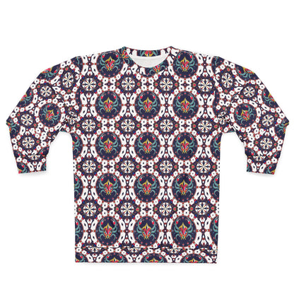 Unisex Sweatshirt (AOP), Scorpio, Zodiac, Jewel Pattern