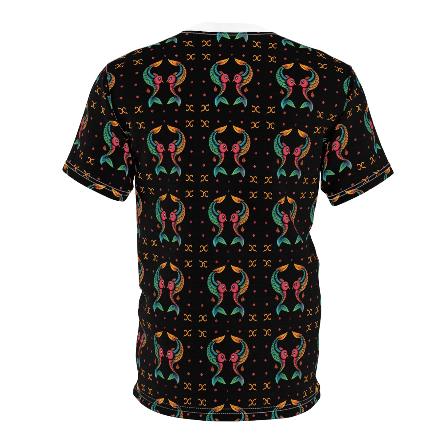 Unisex Cut & Sew T-Shirt, AOP, Pisces, Zodiac, Pattern
