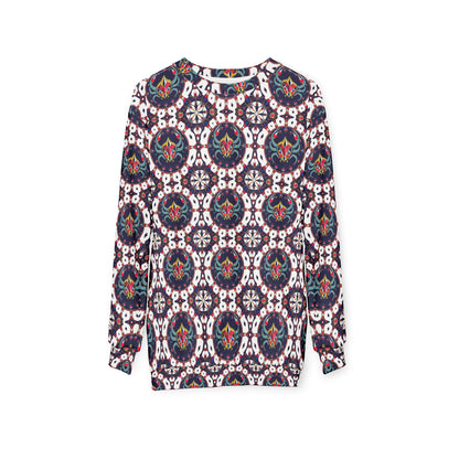 Unisex Sweatshirt (AOP), Scorpio, Zodiac, Jewel Pattern