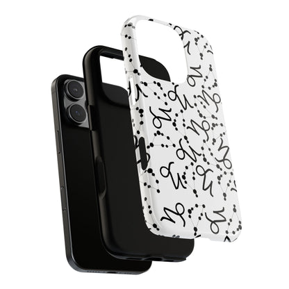 Tough Cases with the Capricorn Zodiac sign for iPhone, Samsung Galaxy, and Google Pixel devices