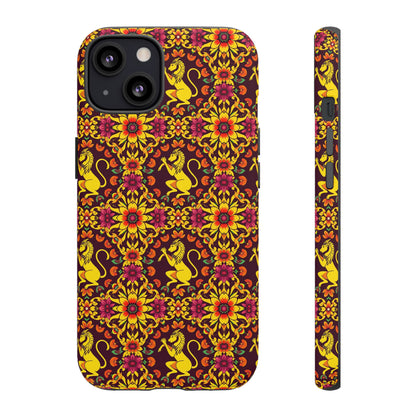 Tough Cases, Virgo, Zodiac v1, Flower Pattern