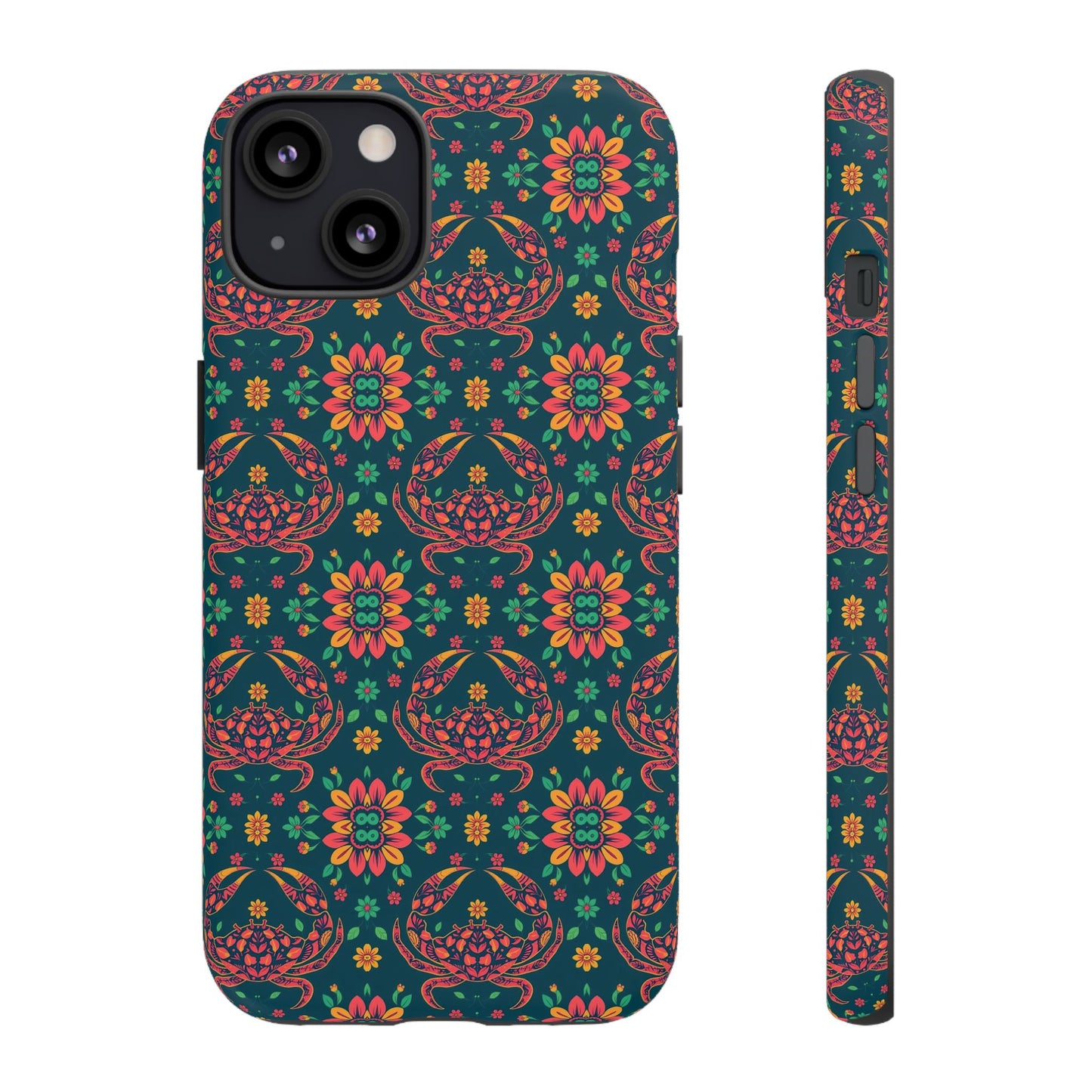 Tough Cases, Cancer, Zodiac v4, Flower Pattern