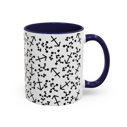 Accent Coffee Mug with the Sagittarius sign (11, 15oz)