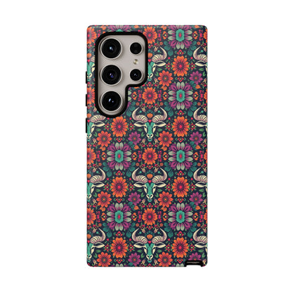 Tough Cases, Taurus, Zodiac v4, Flower Pattern