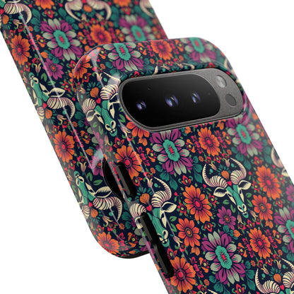 Tough Cases, Taurus, Zodiac v4, Flower Pattern