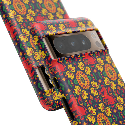 Tough Cases, Virgo, Zodiac v2, Flower Pattern