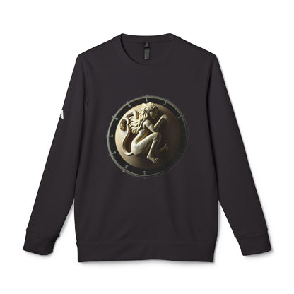Adidas, Unisex Fleece Crewneck Sweatshirt, Virgo, Space Symbol, Zodiac