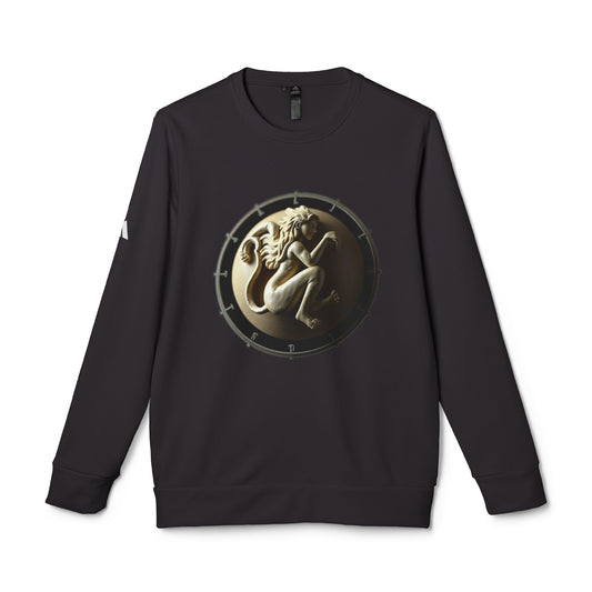 Adidas, Unisex Fleece Crewneck Sweatshirt, Virgo, Space Symbol, Zodiac