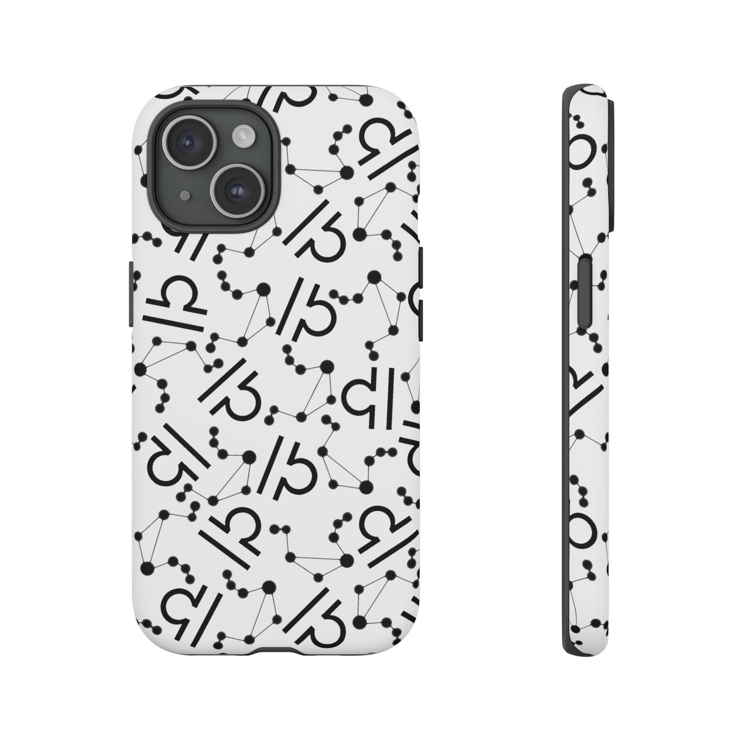 Tough Cases with the Libra Zodiac sign for iPhone, Samsung Galaxy, and Google Pixel devices