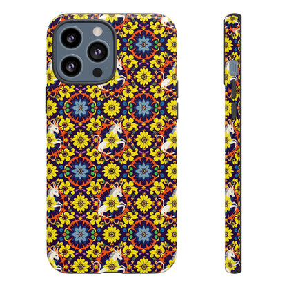 Tough Cases, Aquarius, Zodiac v3, Flower Pattern