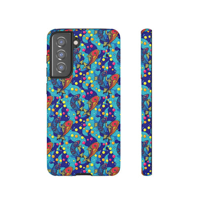 Tough Cases, Pisces, Zodiac v2, Bubble Pattern