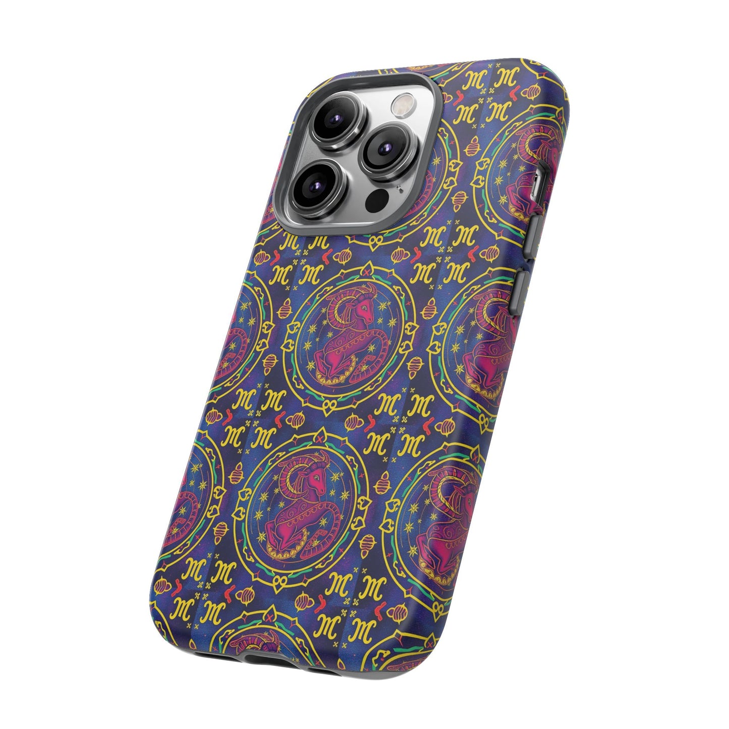 Tough Cases, Capricorn, Zodiac, Metal Pattern