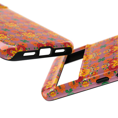 Tough Cases, Aries, Zodiac v1, Flower Pattern