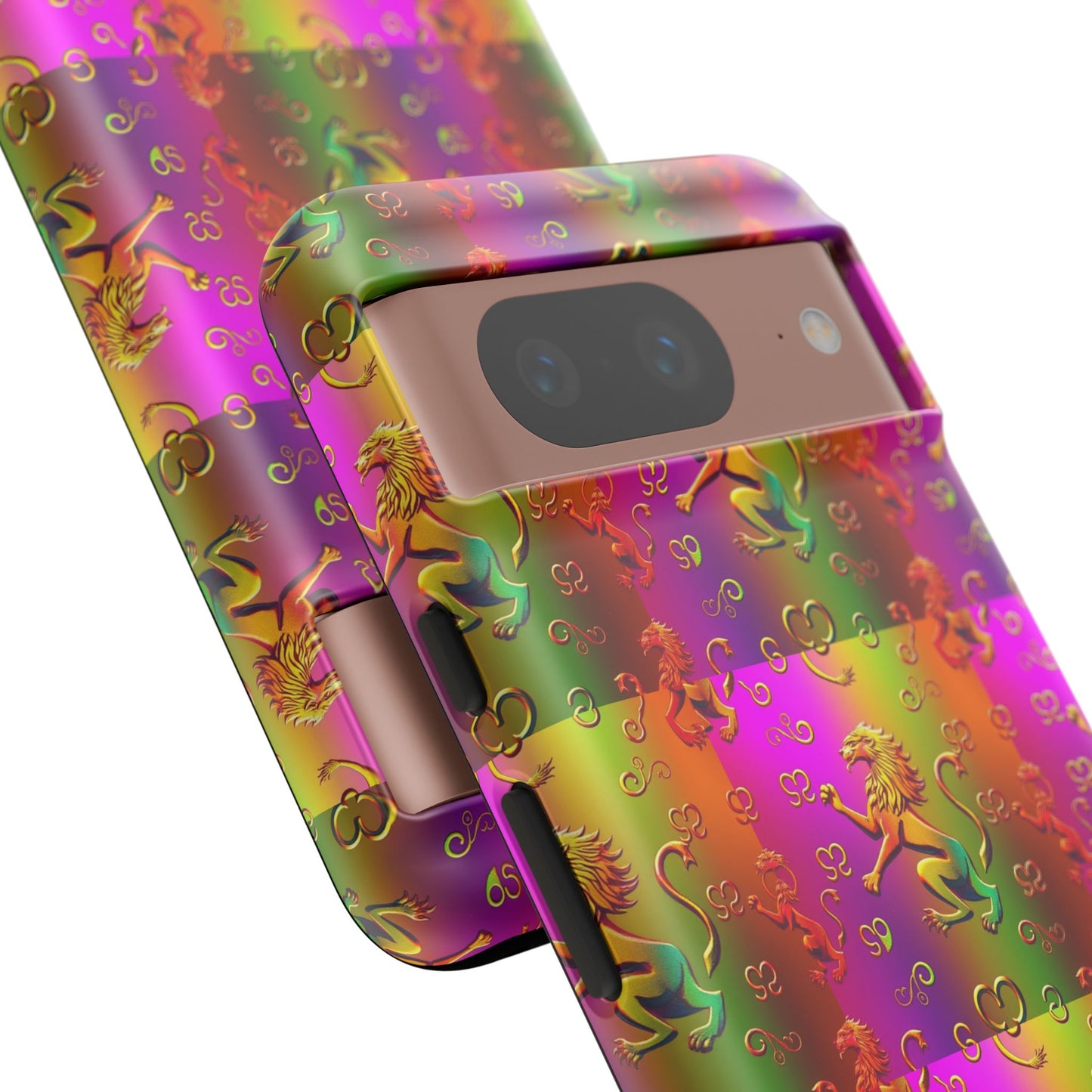 Tough Cases, Leo, Zodiac v1, Metal Pattern