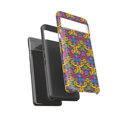 Tough Cases, Gemini, Zodiac v3, Flower Pattern