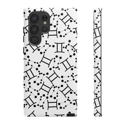 Tough Cases with the Gemini Zodiac sign for iPhone, Samsung Galaxy, and Google Pixel devices