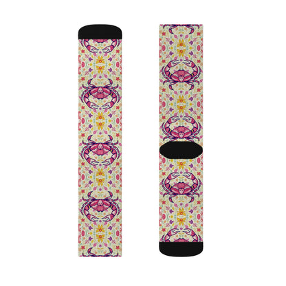 Sublimation Socks, Cancer, Zodiac v3, Pattern