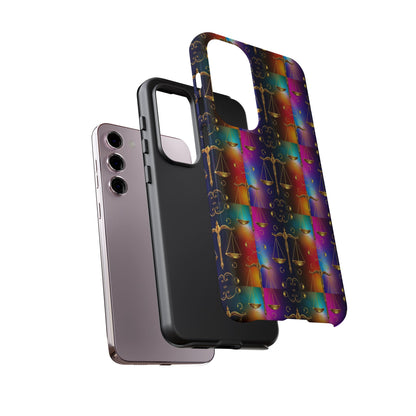 Tough Cases, Libra, Zodiac v1, Metal Pattern