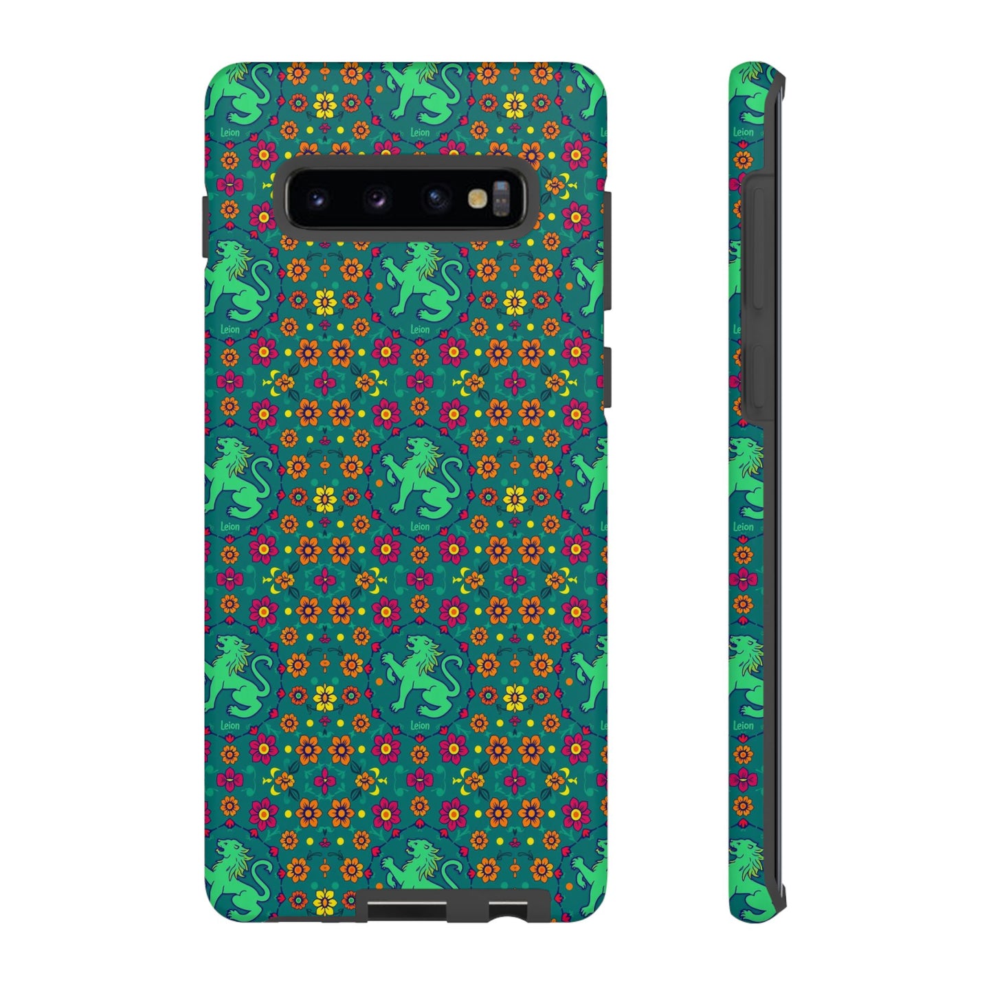 Tough Cases, Leo, Zodiac v3, Flower Pattern