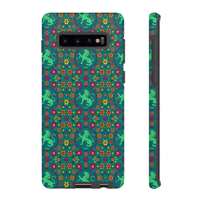 Tough Cases, Leo, Zodiac v3, Flower Pattern