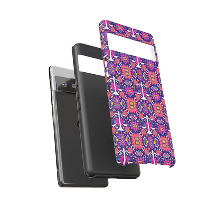 Tough Cases, Libra, Zodiac v4, Flower Pattern