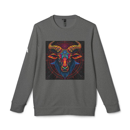 Adidas, Unisex Fleece Crewneck Sweatshirt, Taurus, Pop Art 2, Zodiac