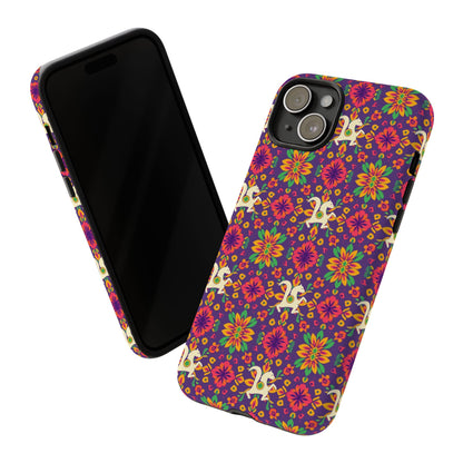 Tough Cases, Aquarius, Zodiac v1, Flower Pattern