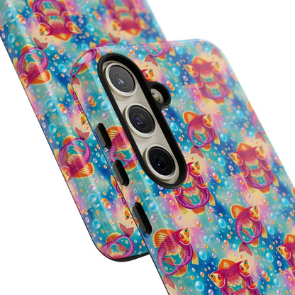 Tough Cases, Pisces, Zodiac v1, Bubble Pattern