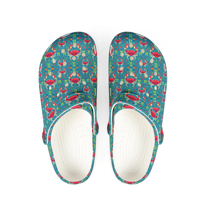 EVA Foam Rubber Shoes, (AOP), Cancer, Zodiac, Pattern