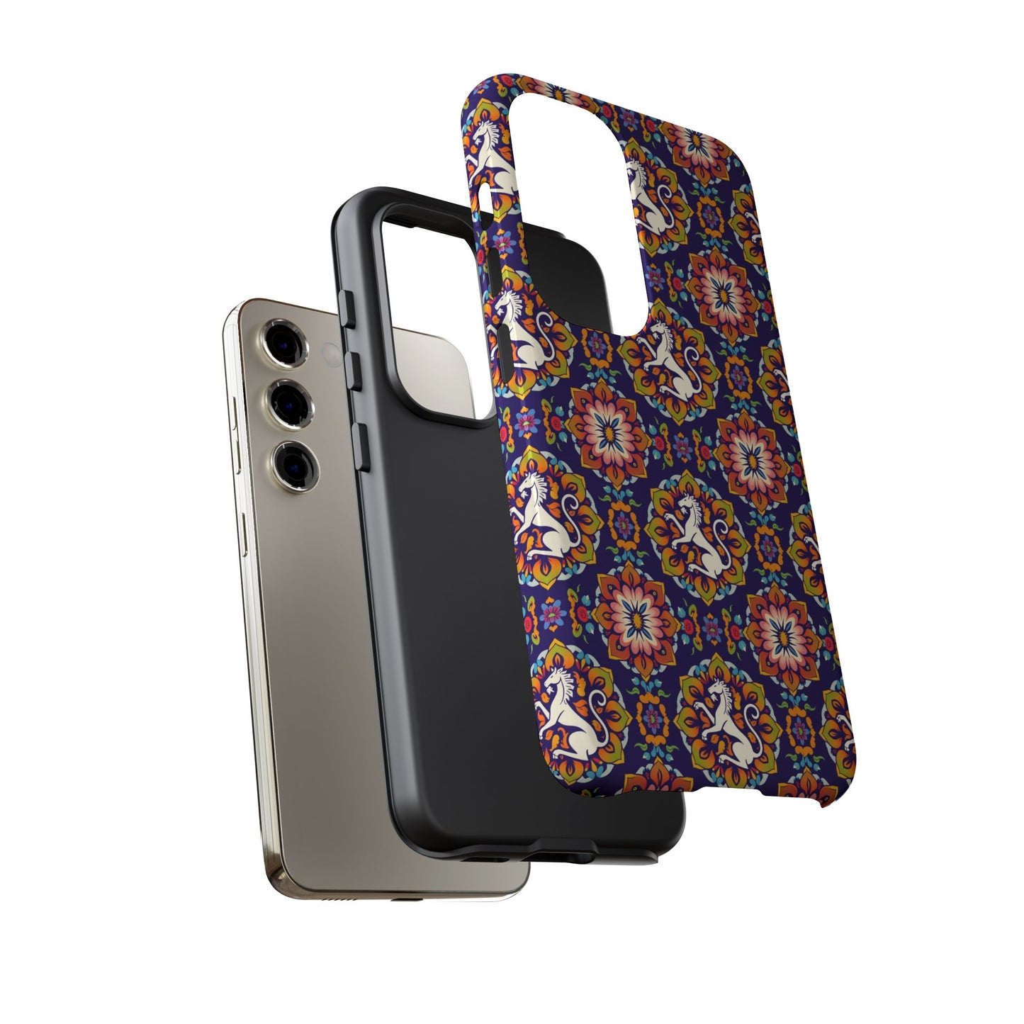 Tough Cases, Virgo, Zodiac v3, Flower Pattern
