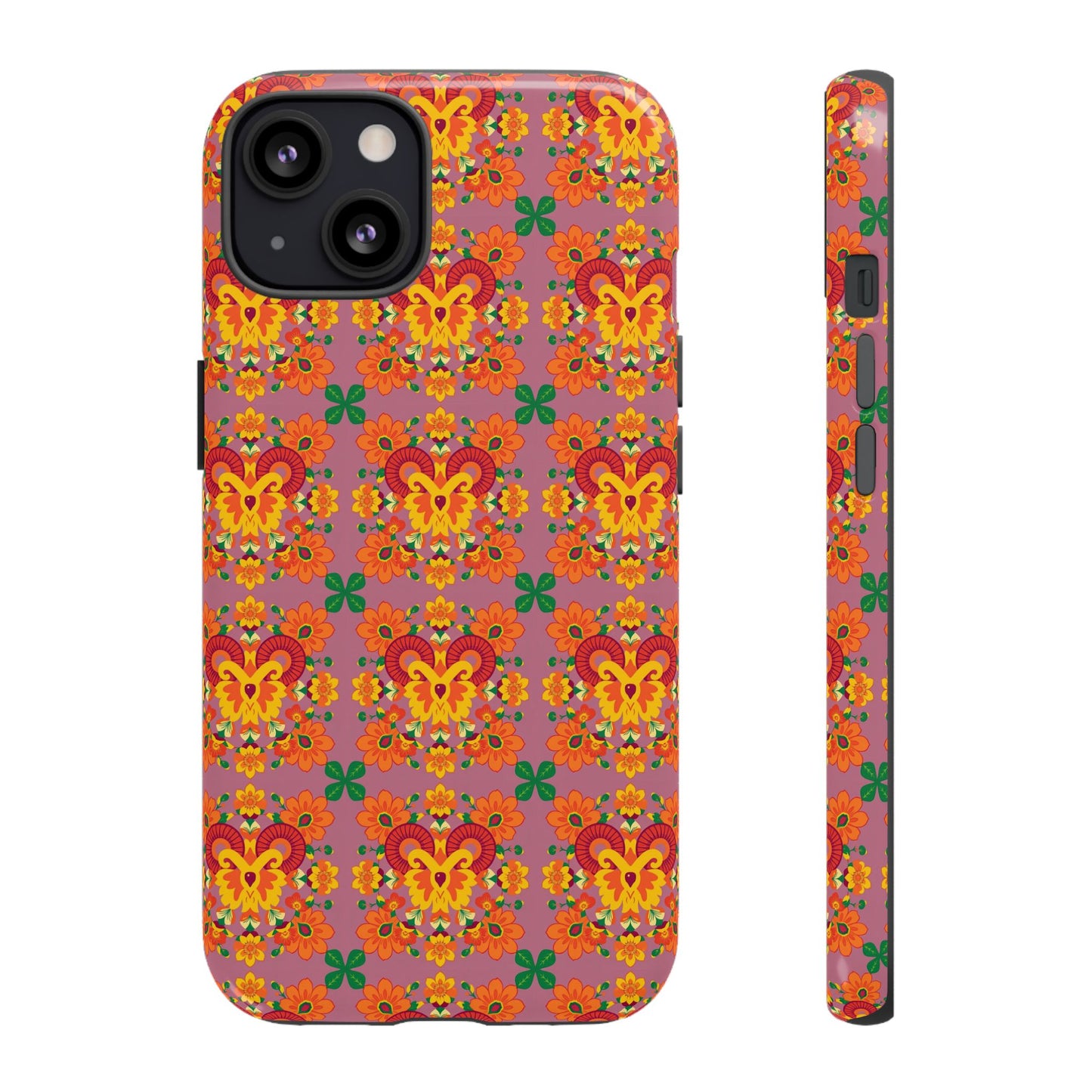 Tough Cases, Aries, Zodiac v1, Flower Pattern