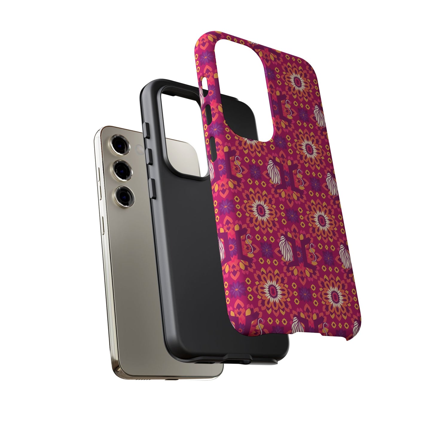 Tough Cases, Gemini, Zodiac v1, Flower Pattern