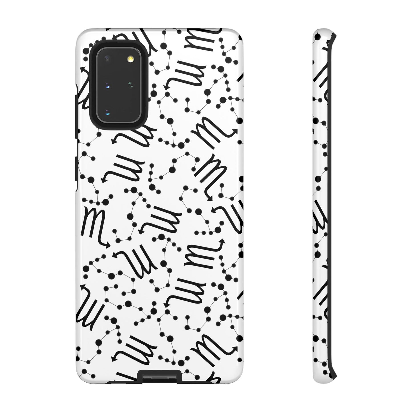 Tough Cases with the Scorpio Zodiac sign for iPhone, Samsung Galaxy, and Google Pixel devices