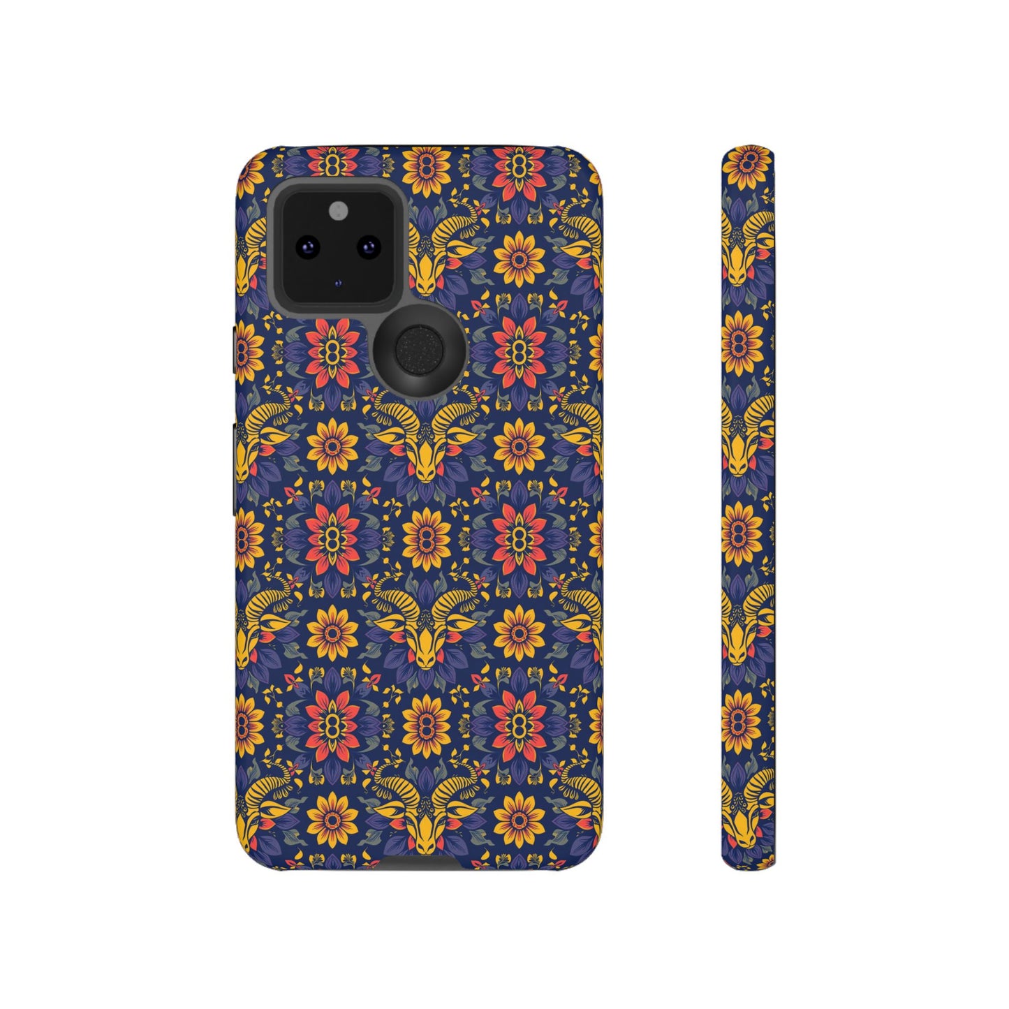 Tough Cases, Taurus, Zodiac v3, Flower Pattern