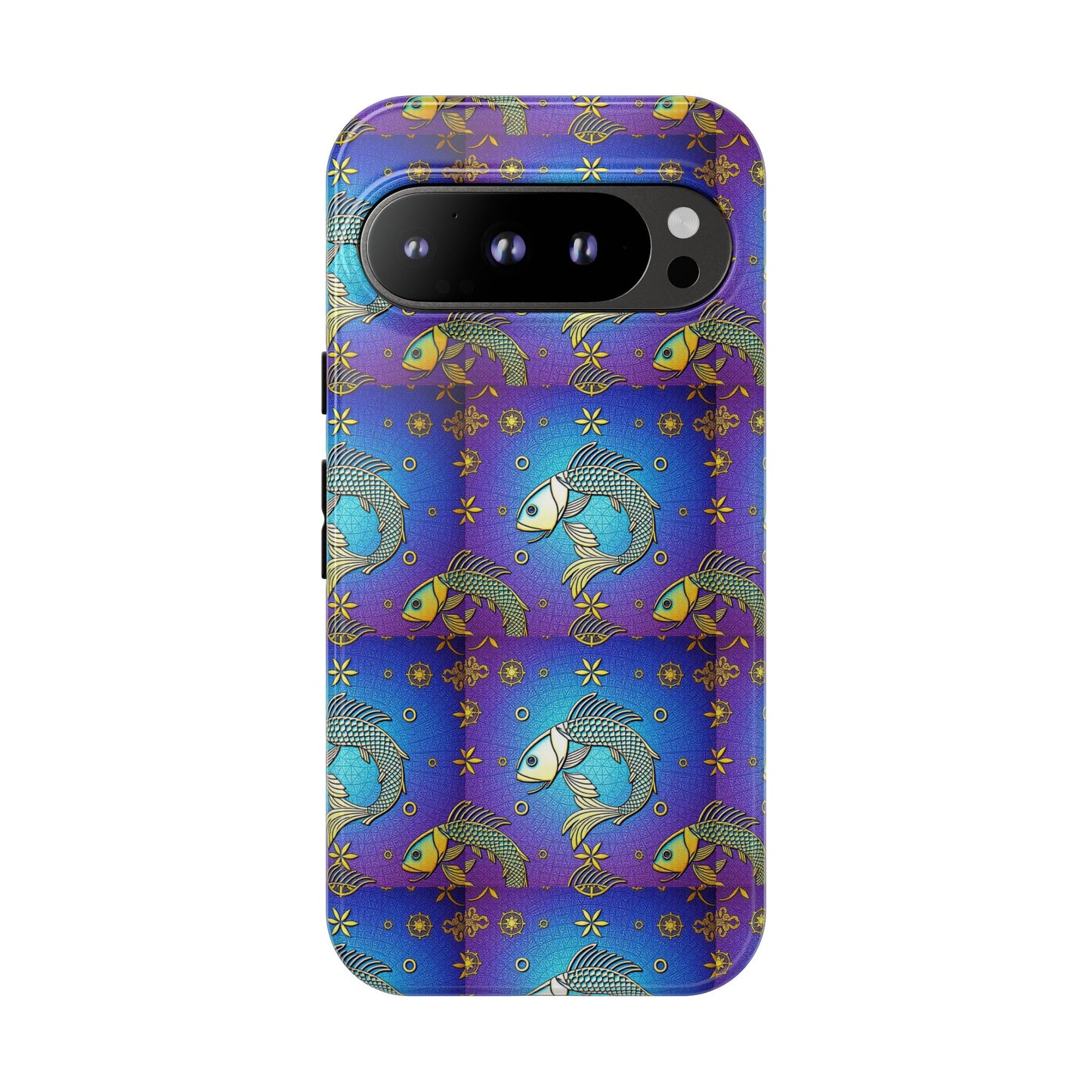 Tough Cases, Pisces, Zodiac v2, Metal Pattern