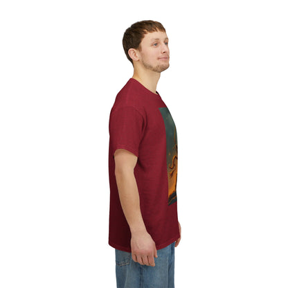 Unisex Heavy Cotton T-Shirt, Arrow Centaur, Sagittarius Zodiac Design