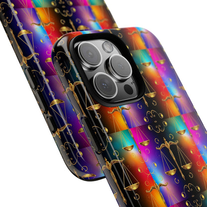 Tough Cases, Libra, Zodiac v1, Metal Pattern