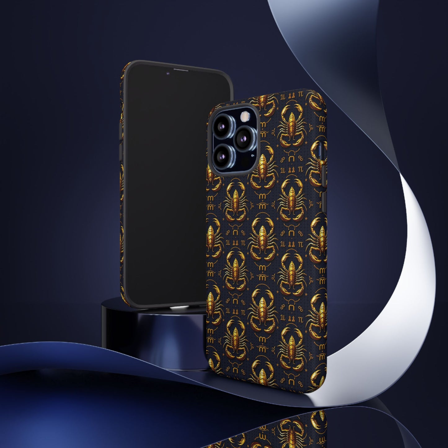Tough Cases, Scorpio, Zodiac, Metal Pattern