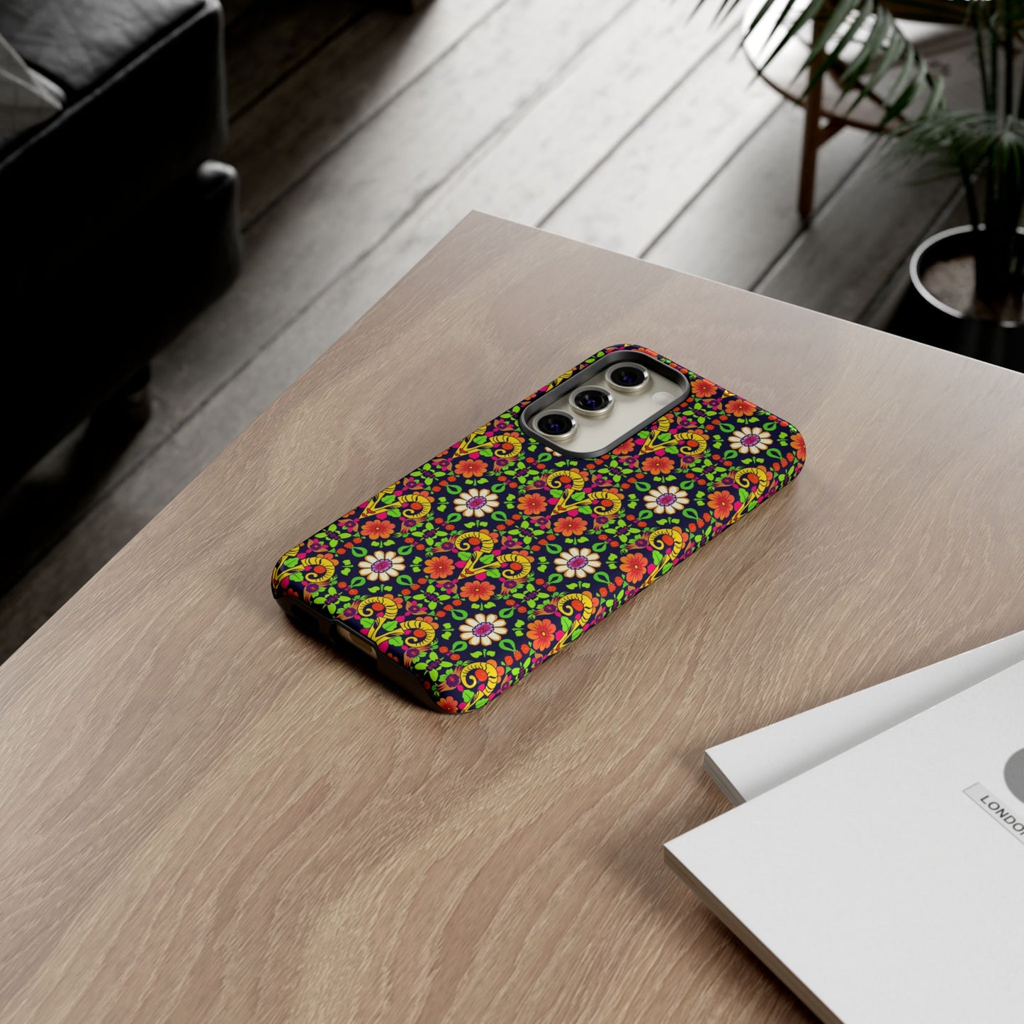 Tough Cases, Aries, Zodiac v4, Flower Pattern