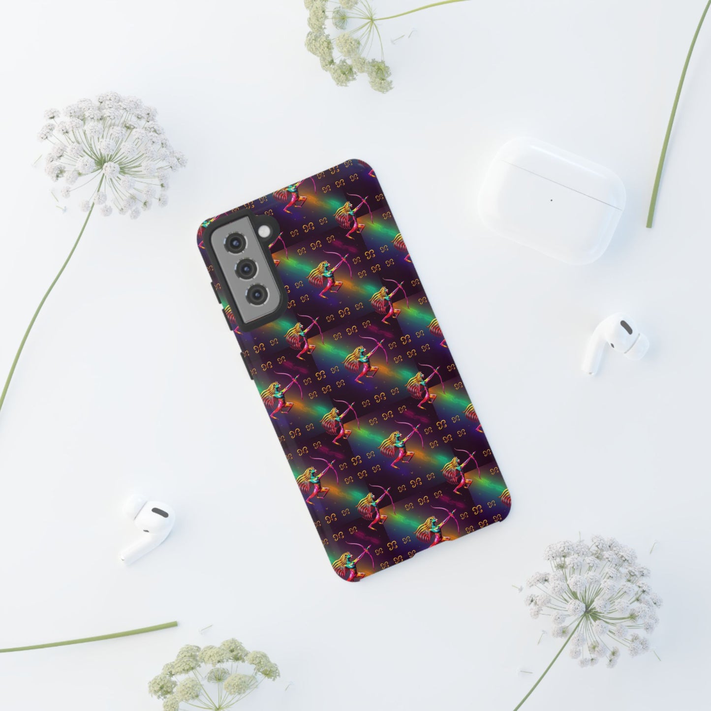 Tough Cases, Sagittarius, Zodiac v1, Metal Pattern