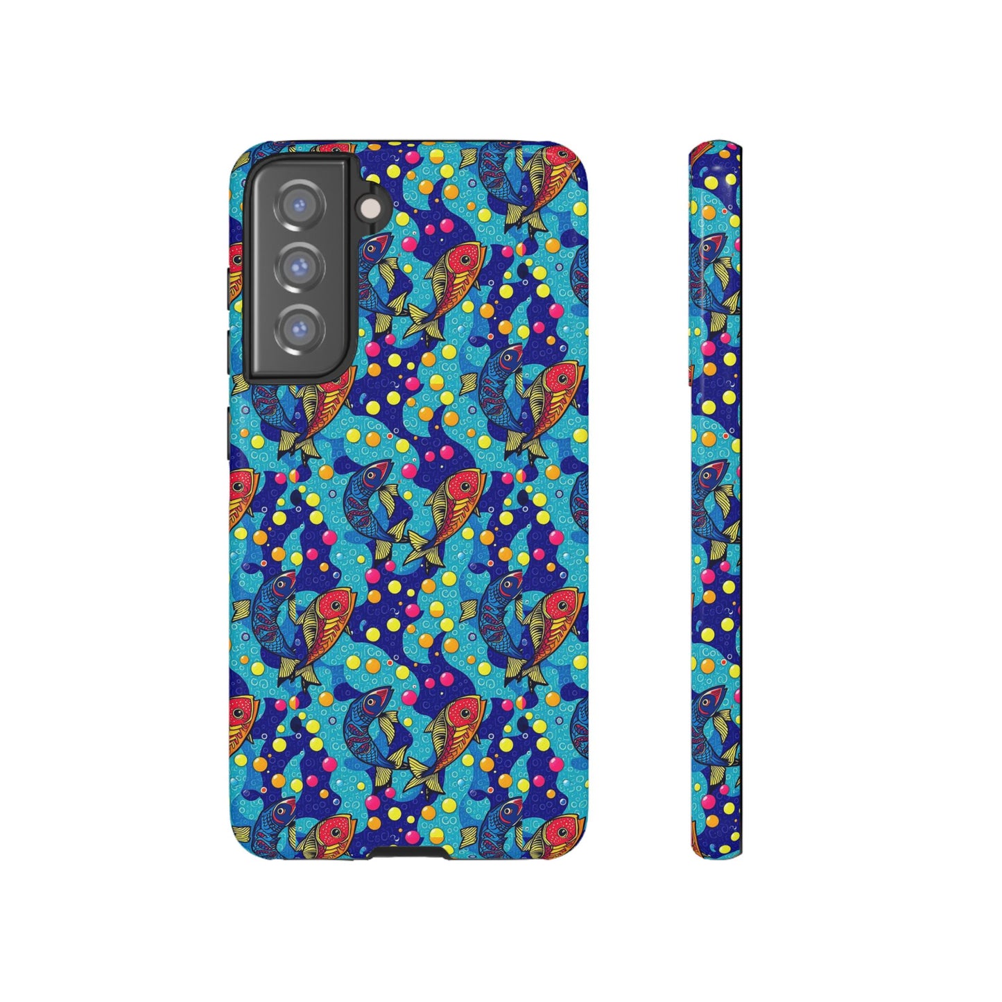 Tough Cases, Pisces, Zodiac v2, Bubble Pattern