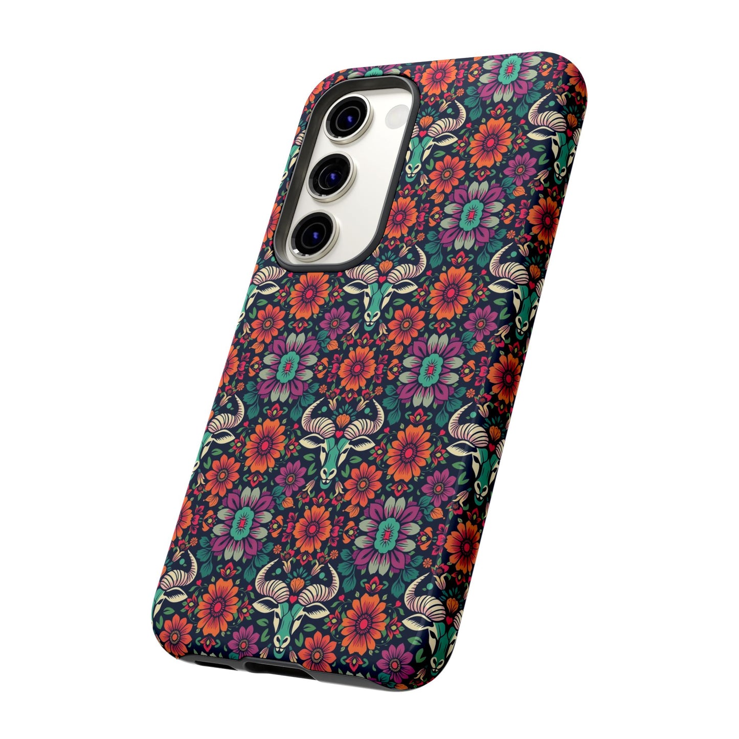 Tough Cases, Taurus, Zodiac v4, Flower Pattern