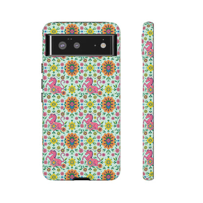 Tough Cases, Aquarius, Zodiac, Flower Pattern