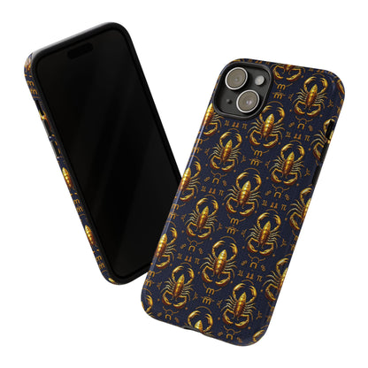 Tough Cases, Scorpio, Zodiac, Metal Pattern
