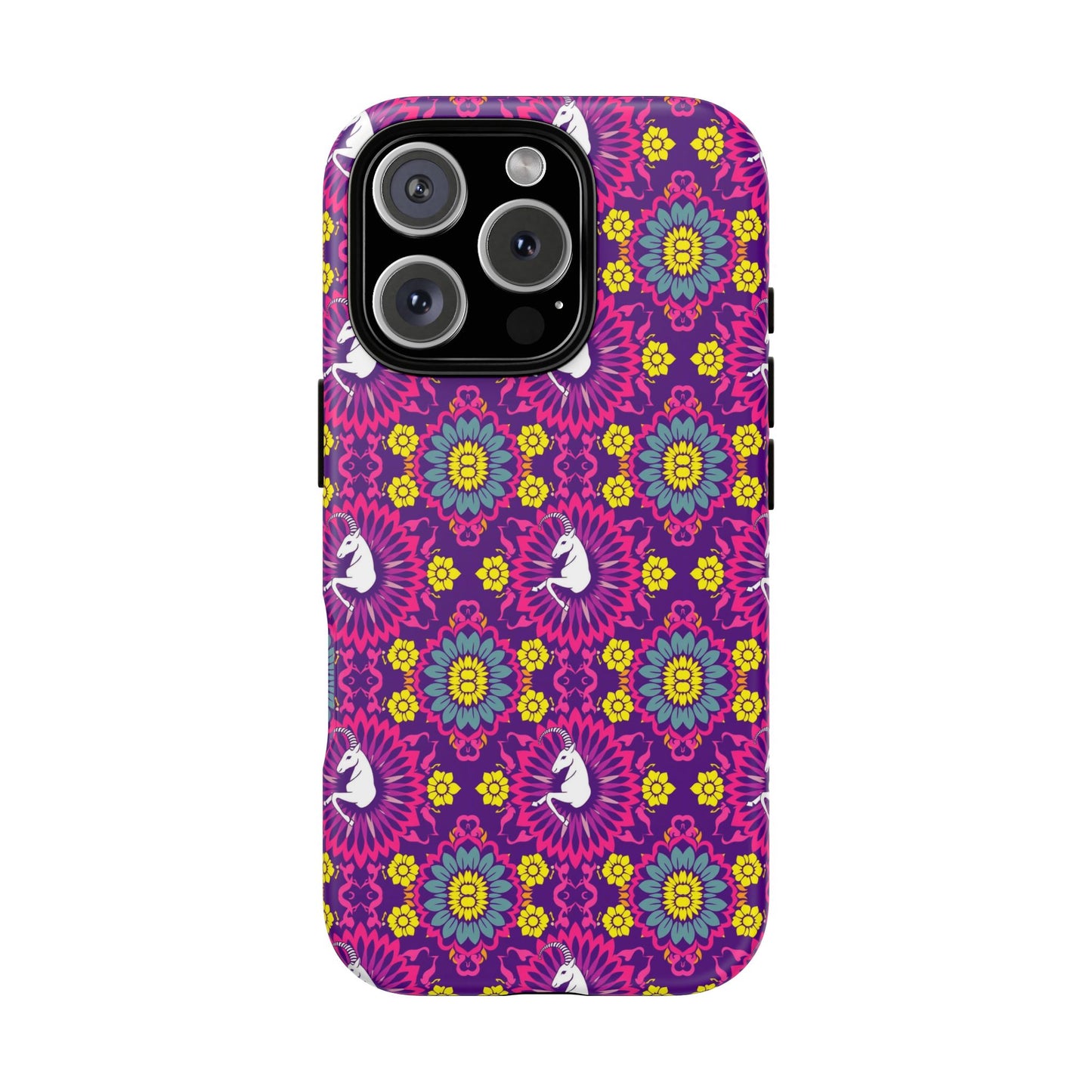 Tough Cases, Capricorn, Zodiac, Flower Pattern