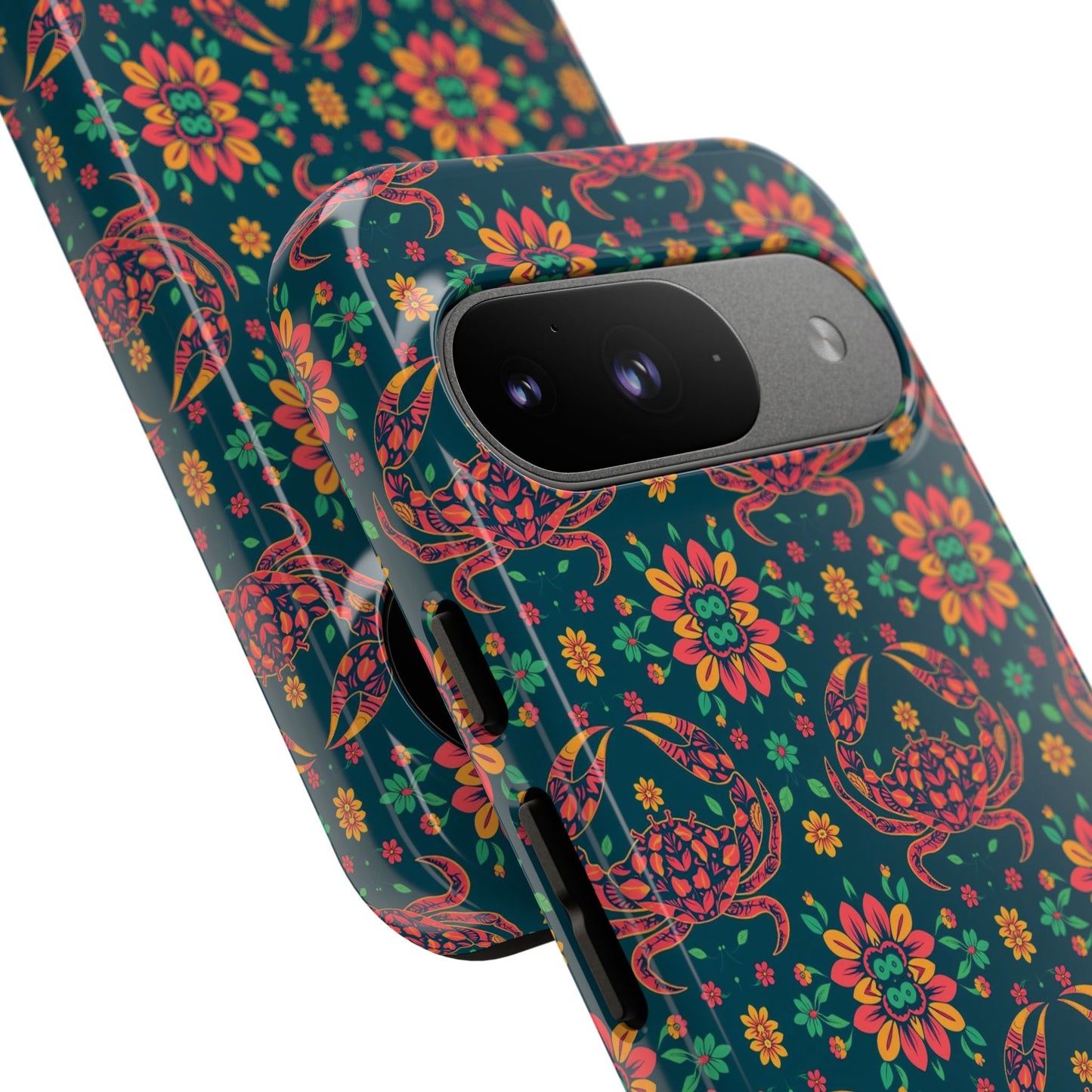 Tough Cases, Cancer, Zodiac v4, Flower Pattern